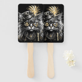 Abanico Awesome Steampunk Cat