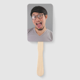 Abanico Bachelorette Party Groom's Face on a Stick