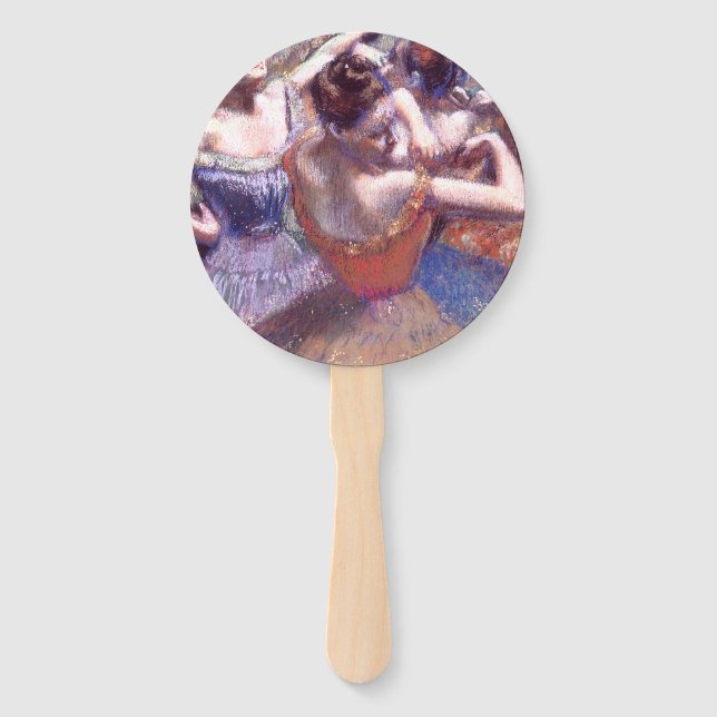 Abanico Bailarinas 1899 Edgar Degas (Anverso)