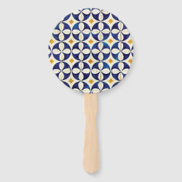 Abanico Baldosas portuguesas - Diseño del patrón Azulejo