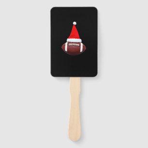 Abanico Balón de fútbol americano de Navidad Sombrero de S