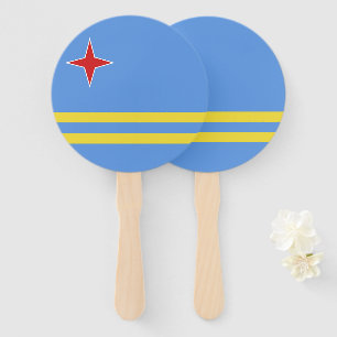 Abanico Bandera de Aruba