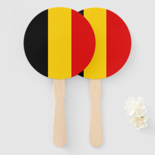Abanico Bandera de Bélgica