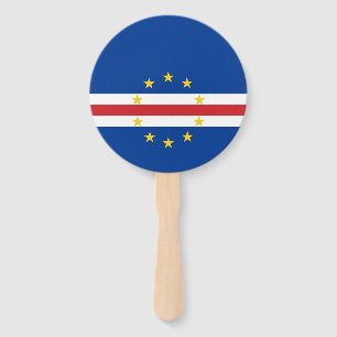 Abanico Bandera de Cabo Verde
