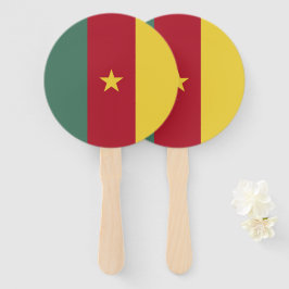 Abanico Bandera de Camerún