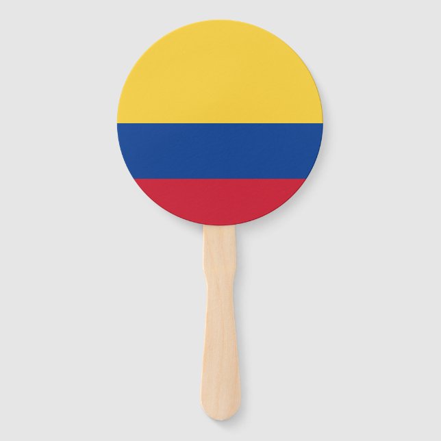 Abanico Bandera de Colombia (Anverso)