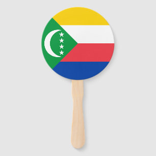 Abanico Bandera de Comoras
