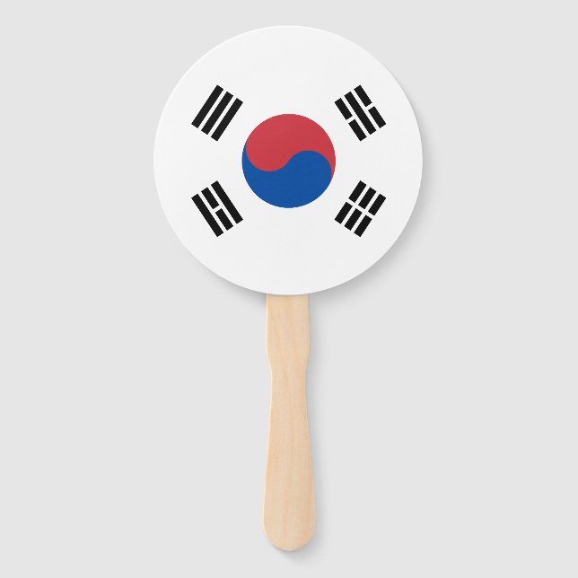 Abanico Bandera de Corea del Sur (Anverso)