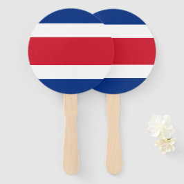 Abanico Bandera de Costa Rica
