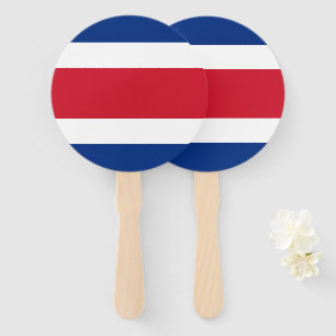 Abanico Bandera de Costa Rica