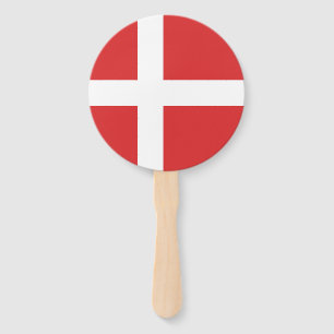 Abanico Bandera de Dinamarca