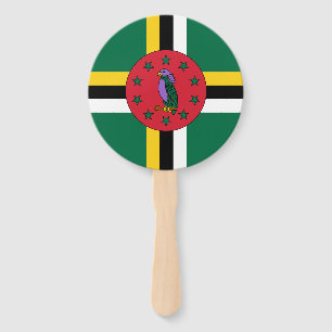Abanico Bandera de Dominica Conjunto de fans