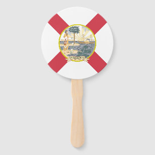 Abanico Bandera de Florida: El estado del sol de los marfi