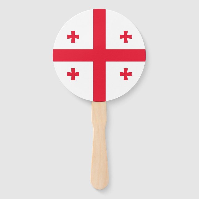 Abanico Bandera de Georgia (Anverso)
