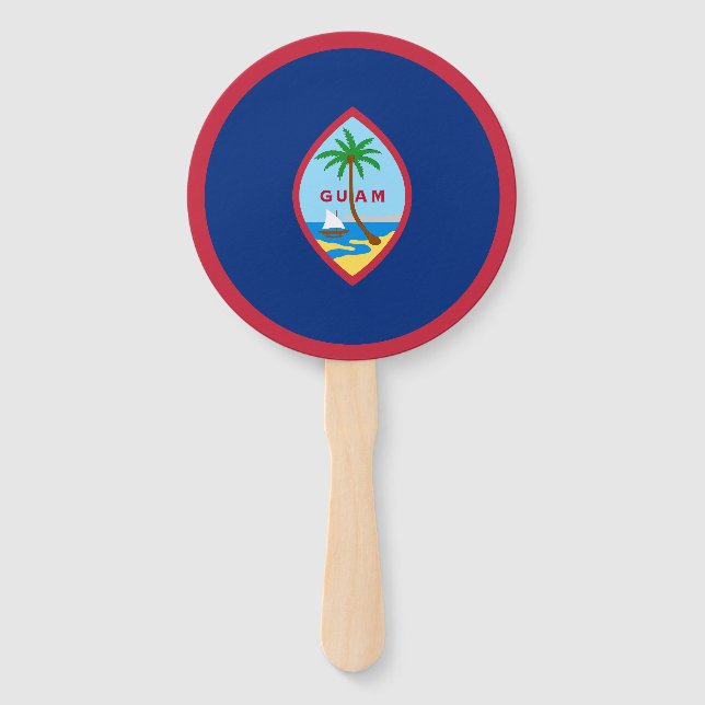 Abanico Bandera de Guam (Anverso)