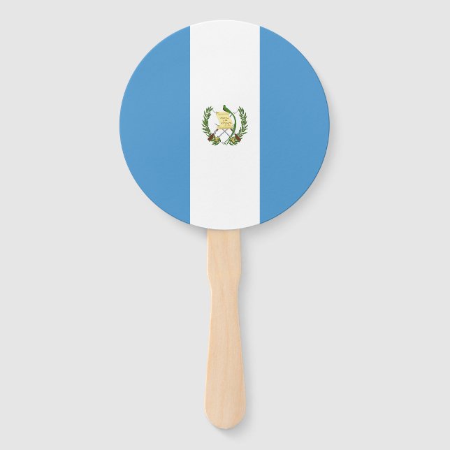 Abanico Bandera de Guatemala (Anverso)