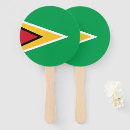 Abanico Bandera de Guyana