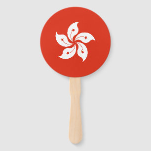 Abanico Bandera de Hong Kong