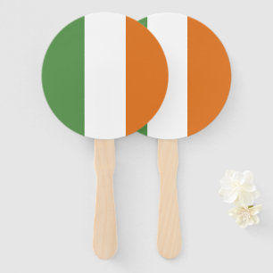 Abanico Bandera de Irlanda