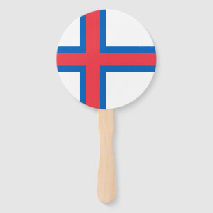 Abanico Bandera de Islas Feroe