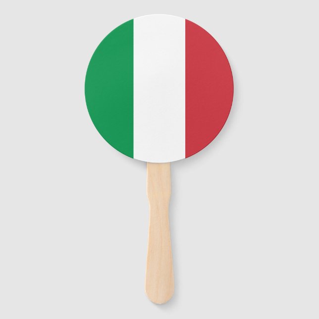 Abanico Bandera de Italia (Anverso)