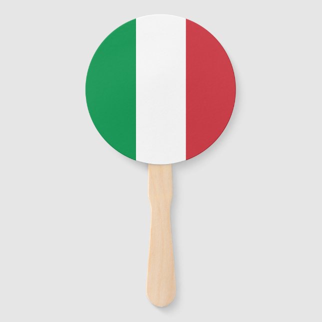 Abanico Bandera de Italia (Anverso)