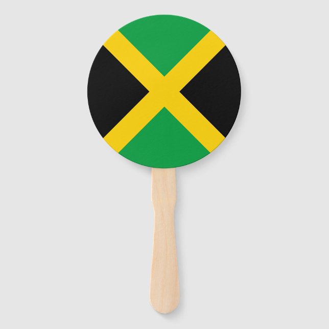 Abanico Bandera de Jamaica (Anverso)