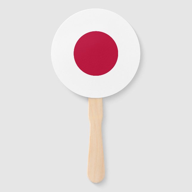 Abanico Bandera de Japón (Anverso)