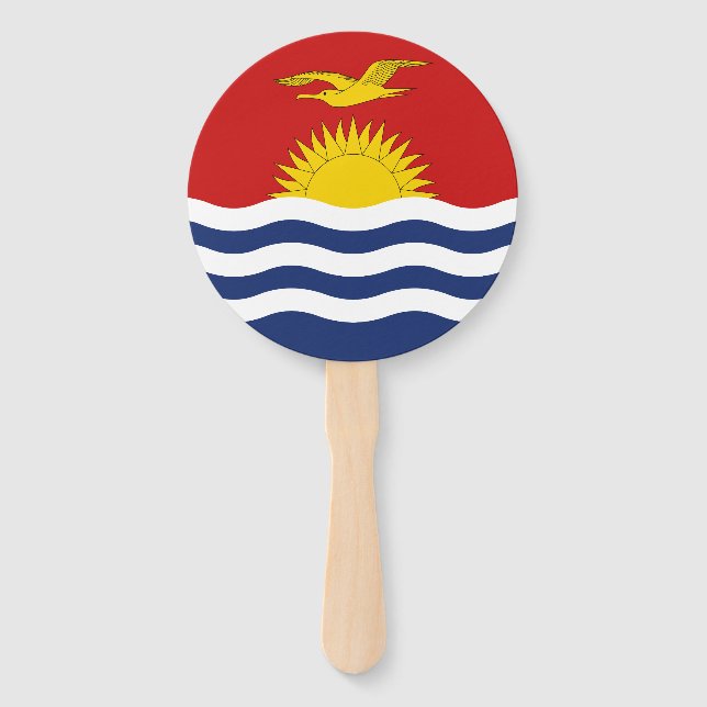 Abanico Bandera de Kiribati (Anverso)