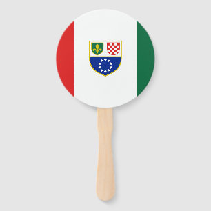 Abanico Bandera de la Federación de Bosnia-Herzegovina