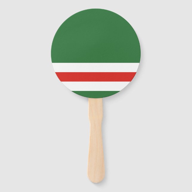 Abanico Bandera de la República Chechena de Ichkeria (Anverso)