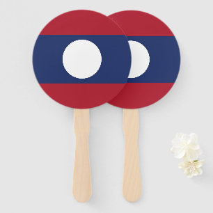 Abanico bandera de Laos