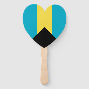 Abanico Bandera de las Bahamas
