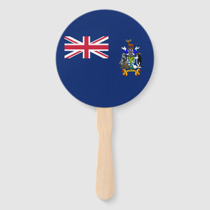 Abanico Bandera de las Islas Georgias del Sur y Sandwich d