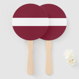 Abanico Bandera de Letonia