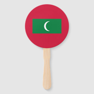 Abanico Bandera de Maldivas