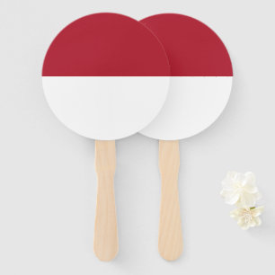 Abanico Bandera de Mónaco