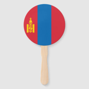 Abanico Bandera de Mongolia