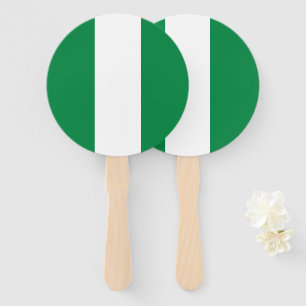 Abanico Bandera de Nigeria