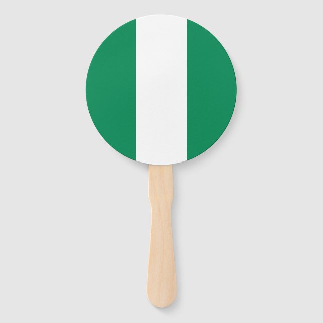 Abanico Bandera de Nigeria (Anverso)