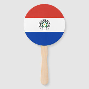 Abanico Bandera de Paraguay