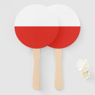 Abanico Bandera de Polonia