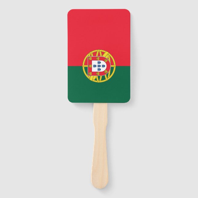 Abanico Bandera de Portugal (Anverso)
