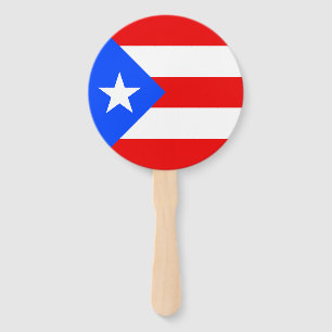 Abanico Bandera de Puerto Rico