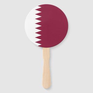 Abanico Bandera de Qatar