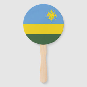 Abanico Bandera de Ruanda