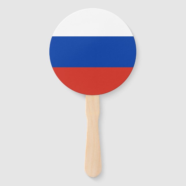 Abanico Bandera de Rusia (Anverso)