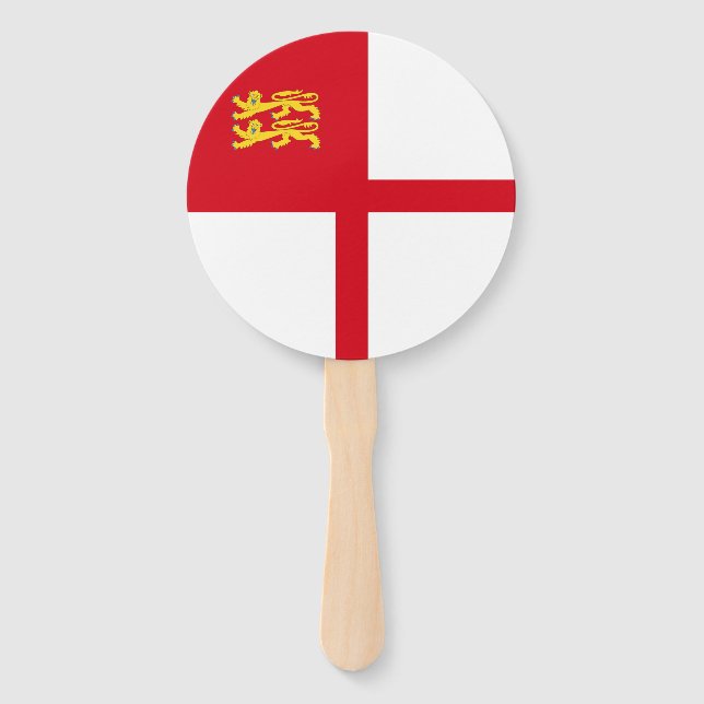 Abanico Bandera de Sark (Anverso)