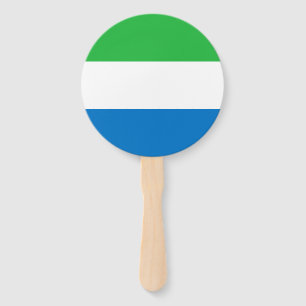 Abanico Bandera de Sierra Leona