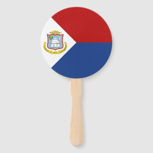 Abanico Bandera de Sint Maarten